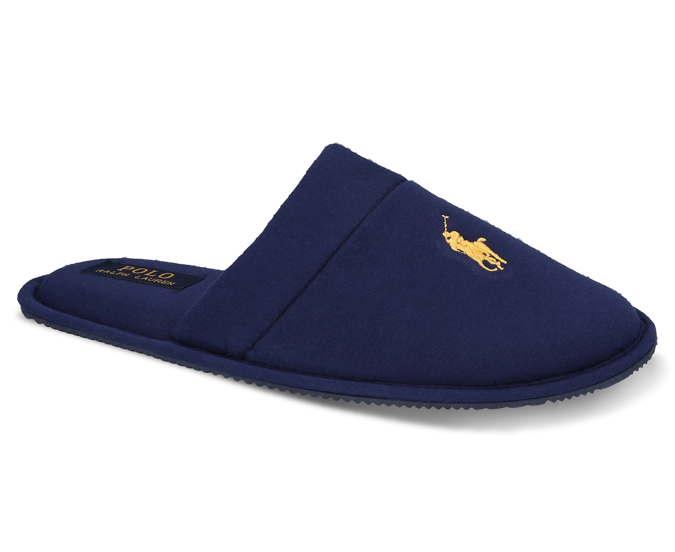 Polo Ralph Lauren Men's Summit Scuff II Slippers - Navy/Gold | Catch.co.nz