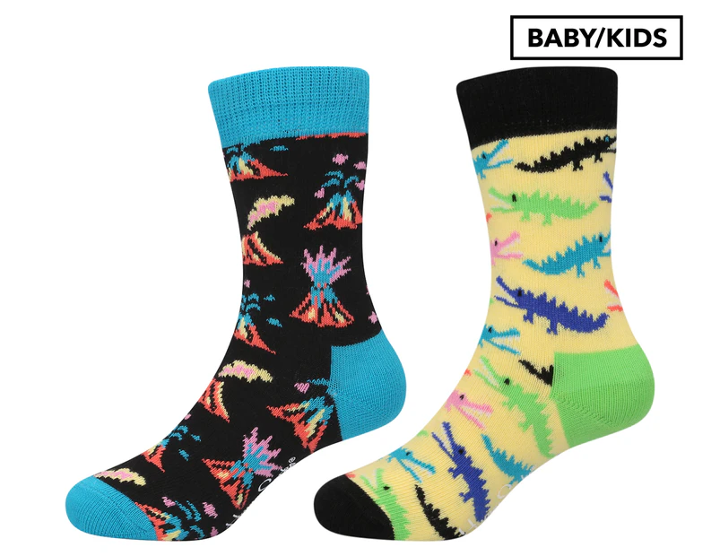 Happy Socks Baby/Kids' Danger Socks 2-Pack - Multi
