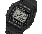 Casio Black 50m Unisex Multi Function Digital Sports Watch W 218H 1A