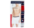 Tommy Hilfiger Men's Cotton Stretch Boxer Briefs 3-Pack - Mahogany/Navy/Grey