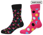 Happy Socks Baby/Kids' Big Dot Socks 2-Pack - Multi