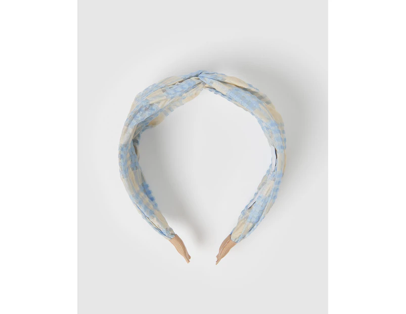 Izoa Hyacinth Headband Blue