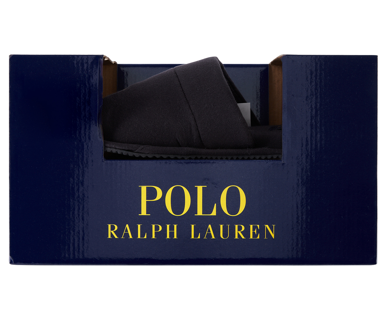 Polo Ralph Lauren Men's Summit Scuff II Slippers - Black/Gold | Catch.co.nz