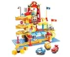 Building Block Race Track Kid Toy Marble Race Run Duplo Compatible Educational Construction 1