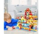 Building Block Race Track Kid Toy Marble Race Run Duplo Compatible Educational Construction 6