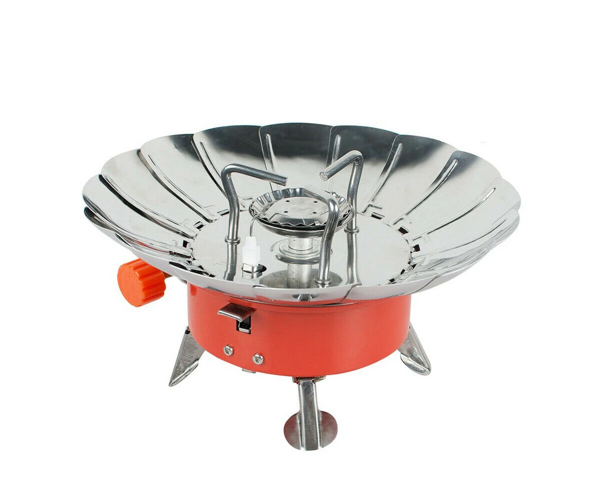 Mini Gas Burner Folding Outdoor Cooking Stove Butane Cooker Camping Windproof