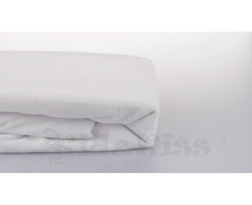 Cover 4 Sets Kidz Kiss Bamboo Waterproof Fitted Mattress Protector Bassinet 