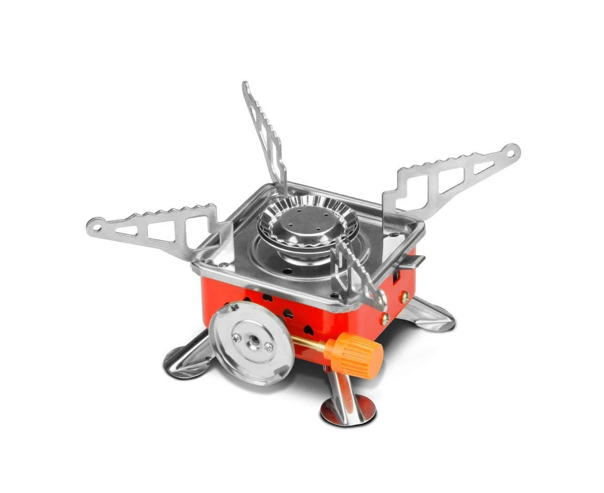 Outdoor Portable Cooking Stove Butane Gas BBQ Hiking Camping Fishing Coffee