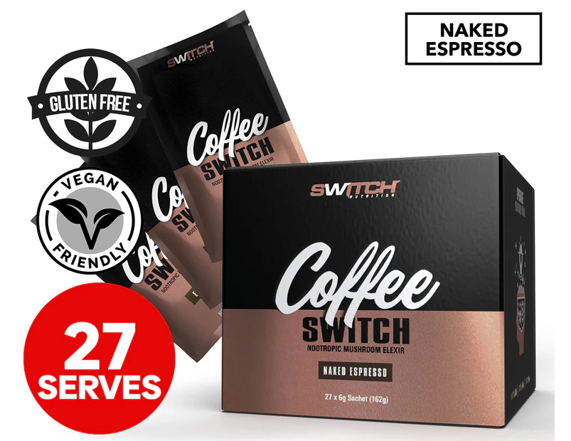 Switch Nutrition Coffee Switch Naked Espresso 162g / 27 Serves