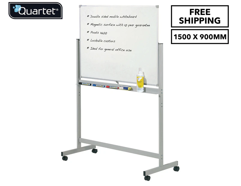 Quartet 1500x900mm Penrite Mobile Magnetic Whiteboard