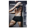 Kenneth Cole Men's Cotton Stretch Trunk 3-Pack - Black