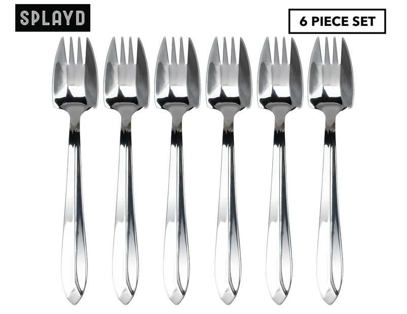 Splayd 6-Piece Black Label Mirror Finish Mini Cutlery Set