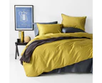 In2Linen 500TC Bamboo Cotton Quilt Cover Set | Mustard