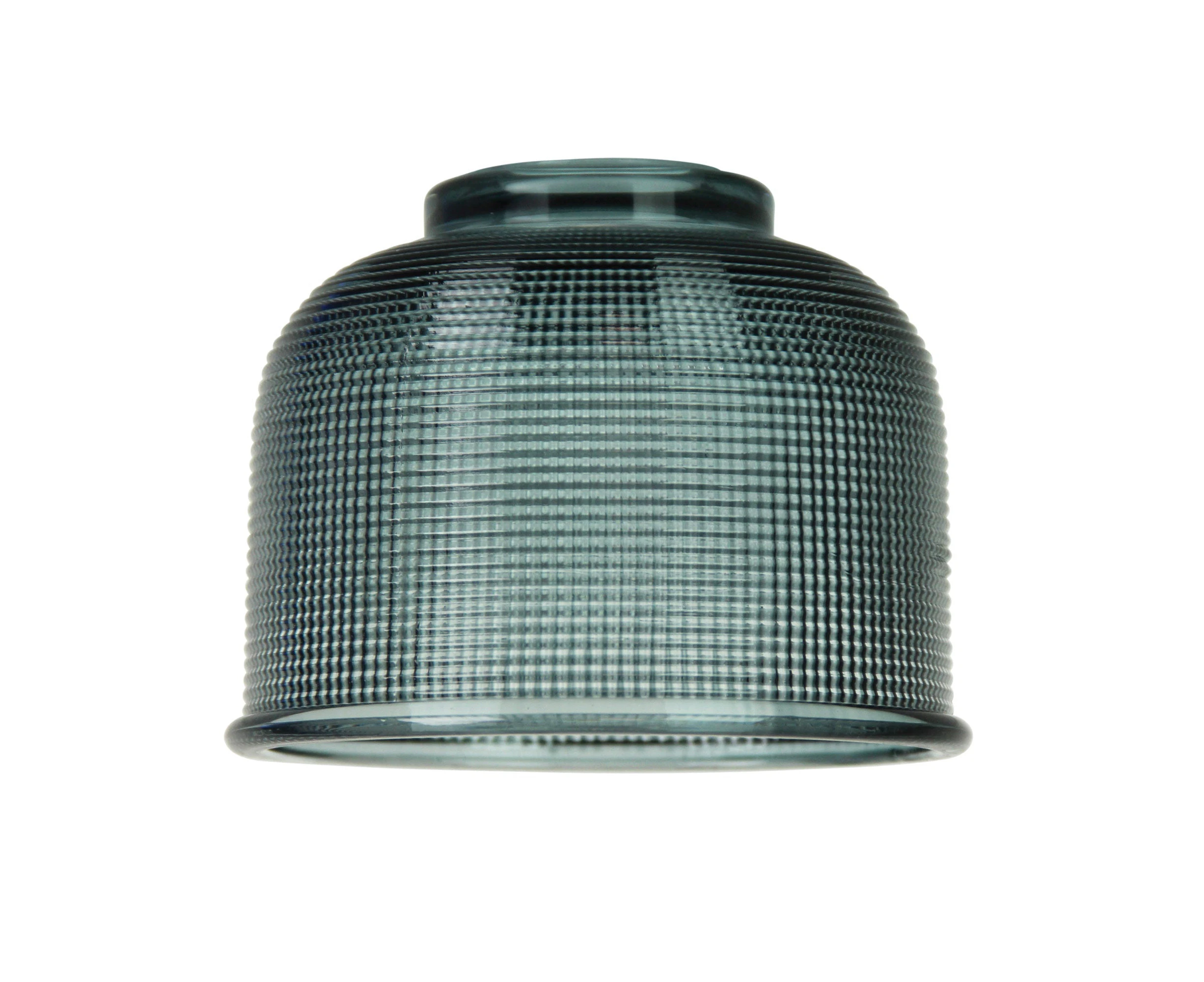 Maison 15cm Retro Halophane Glass Shade Blue Smoke