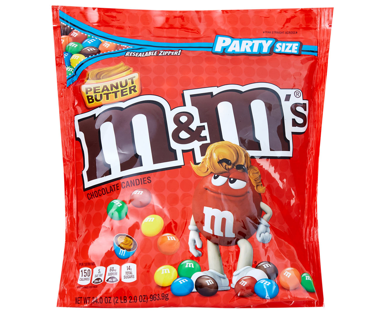 M&M'S Christmas Chocolate Candy Party Size