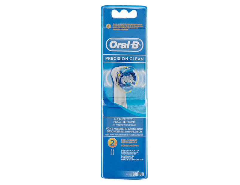 Oral-B Precision Clean Replacement Brush Heads 2pk