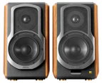 Edifier S1000MKII Bluetooth Studio Speakers - Bookshelf Brown