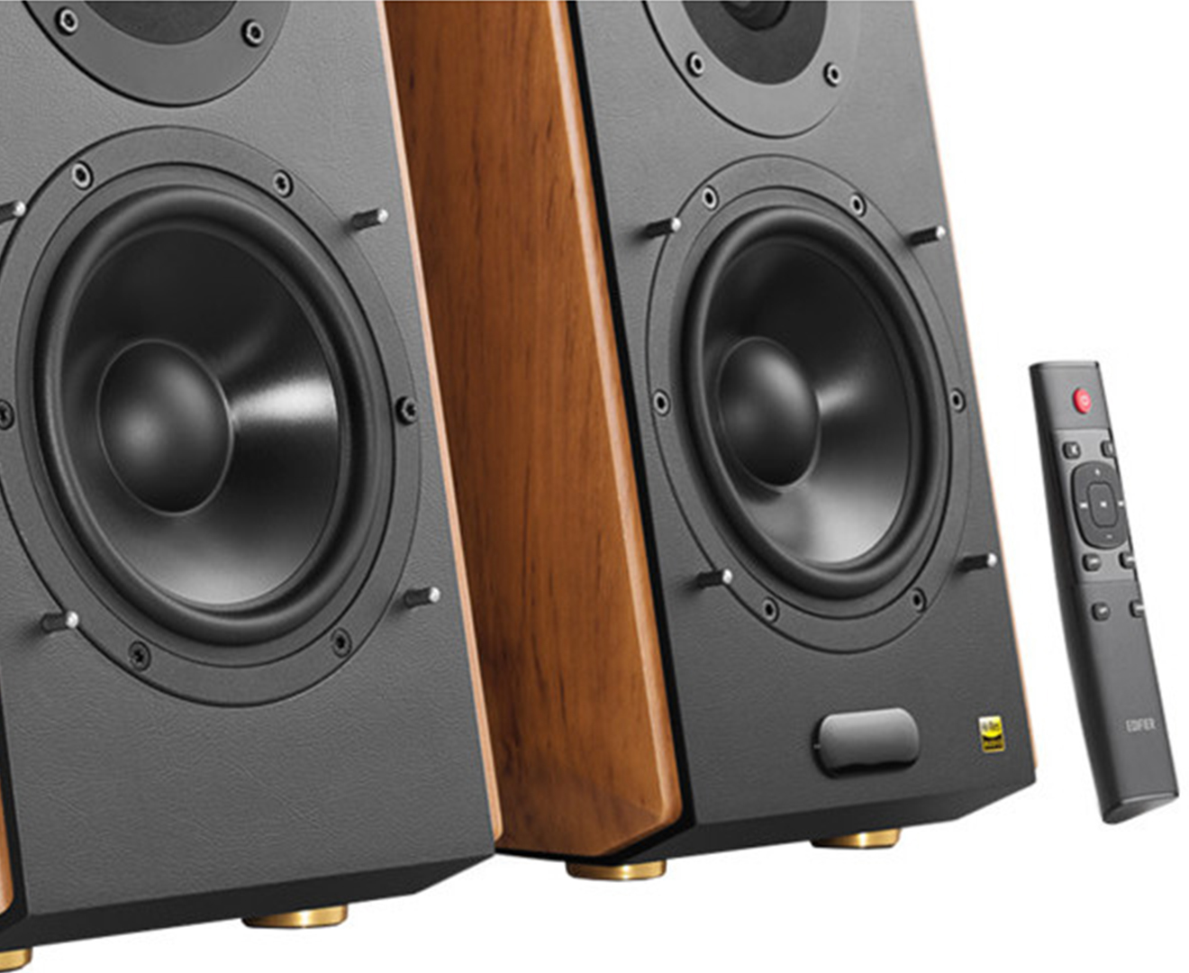 Edifier S1000MKII Bluetooth Studio Speakers - Bookshelf Brown | Catch.co.nz