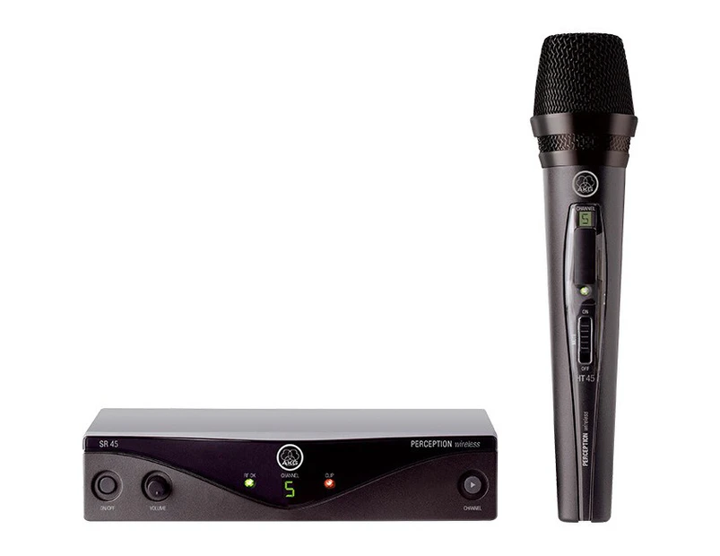 PW45HTA AKG Wireless Microphone System Hand Held Mic- Vocal Set Akg  530-560Mhz  WIRELESS MICROPHONE SYSTEM