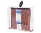 SoulCal Unisex Signature Wallet - Cognac