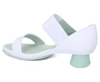 Camper Women's Alright Heeled Sandals - White/Green