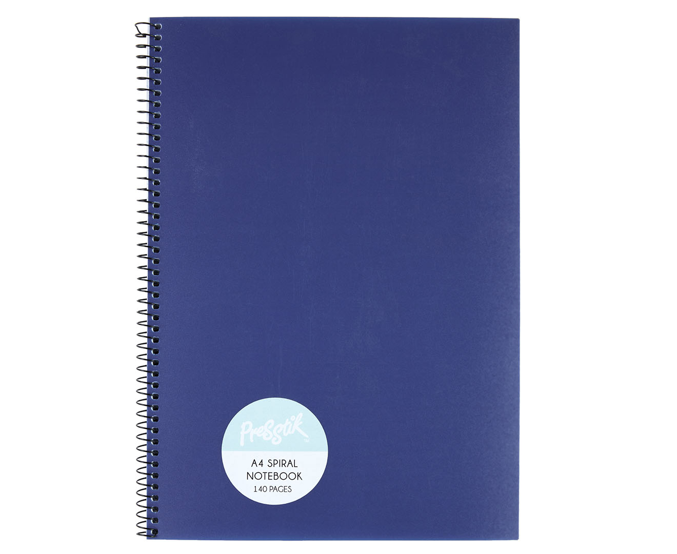 Presstik A4 Spiral Notebook Blue Catch.co.nz