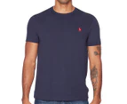Polo Ralph Lauren Men's Short Sleeve Custom Slim Fit Tee / T-Shirt / Tshirt - Ink