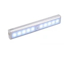 LED Motion Sensor PIR Light Cordless Battery Powered Night Light Closet Stair 2 Light Color