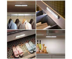 LED Motion Sensor PIR Light Cordless Battery Powered Night Light Closet Stair 2 Light Color