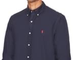 Polo Ralph Lauren Men's Long Sleeve Custom Fit Shirt - Navy 5
