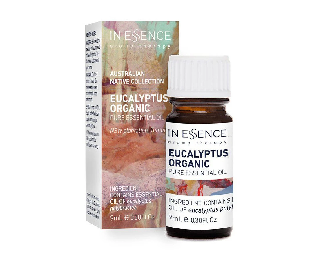 In Essence Australian Native Eucalyptus Organic Pure Essential Oil 9ml