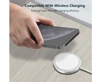 Ymall Magnetic Wireless Charger Fast Charging Pad For iPhone 12/iPhone 12 Pro/iPhone 12 Pro Max/iPhone 12 Mini CX12-White