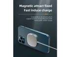 Ymall 15W Cell Phone Ring Holder Wireless Charging Magesafe Magnetic Wireless Charger For iPhone 12 Series Y3-Silver