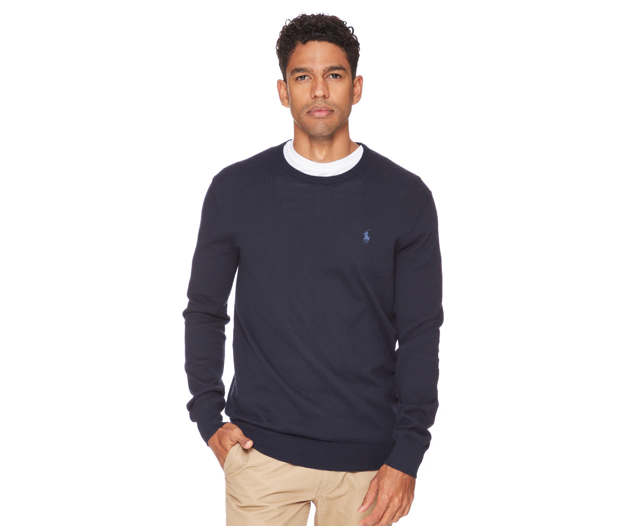 Polo Ralph Lauren Men's Long Sleeve Slim Fit Sweater - Black 