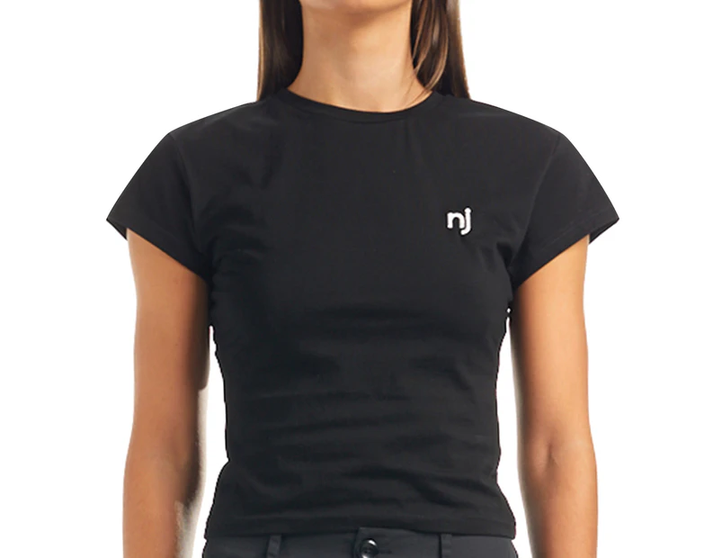 Nana Judy Women's Authentic Lola Tee / T-Shirt / Tshirt - Black