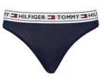 Tommy Hilfiger Women's Authentic Brazilian Thong - Navy