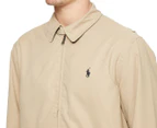 Polo Ralph Lauren Men's Bi-Swing Windbreaker Jacket - Khaki Uniform