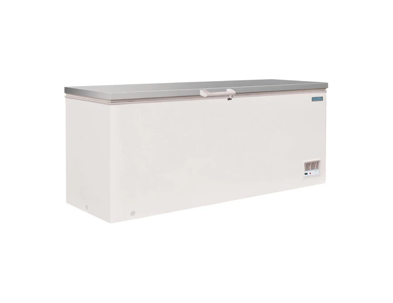 Polar G-Series Chest Freezer with Stainless Steel Lid 587Ltr CM532-A Chest Freezers - White