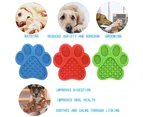 Dog Lick Mat Pad Suction Slow Feed Pet Bath Shower Grooming Dispensing Fun Anti-Anxiety