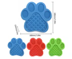 Dog Lick Mat Pad Suction Slow Feed Pet Bath Shower Grooming Dispensing Fun Anti-Anxiety