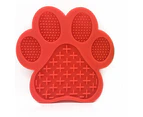 Dog Lick Mat Pad Suction Slow Feed Pet Bath Shower Grooming Dispensing Fun Anti-Anxiety