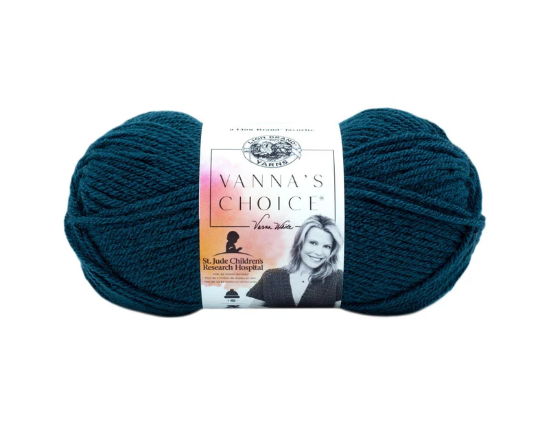 Lion Brand Vanna's Choice Yarn - Orion Blue - 3.5oz/100gr