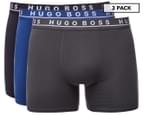 Hugo Boss Men's Cotton Stretch Boxer Brief 3-Pack - Navy/Blue/Black 1