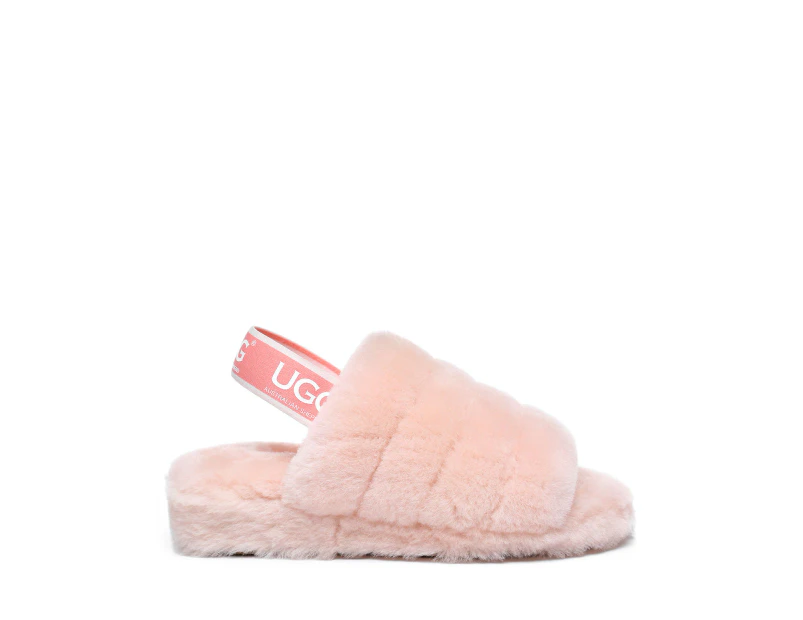 Ugg Australian Shepherd Puffy | Wool Upper - Women - Sandals - Pink