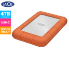 LaCie Rugged Mini 4TB Portable Hard Drive - Orange