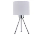 Lexi Lighting Sylive Table Lamp - Chrome/White Shade