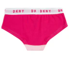 DKNY Girls' Hipsters 2-Pack - Light Pink/Navy