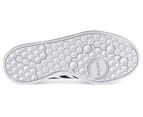 Adidas Women's Breaknet Tennis Shoes - Cloud White/Core Black/Silver Metallic