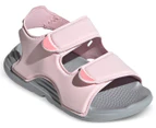 Adidas Baby/Toddler Girls' Swim Sandals - Clear Pink