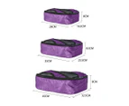6Pcs Packing Cube Travel Storage Toiletry Bag Luggage Organiser Clothes Suitcase